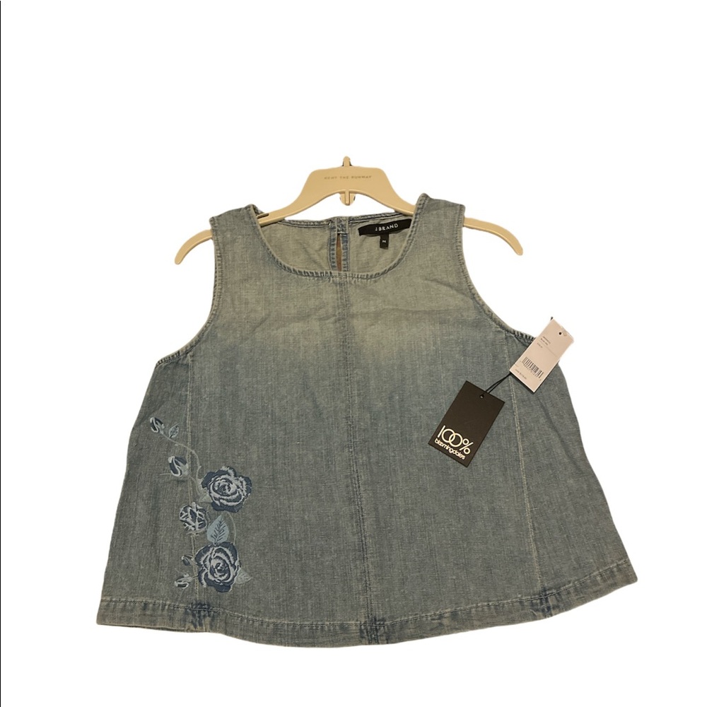 🆕 J Brand x Bloomingdale’s sleeveless super soft top NWT $178